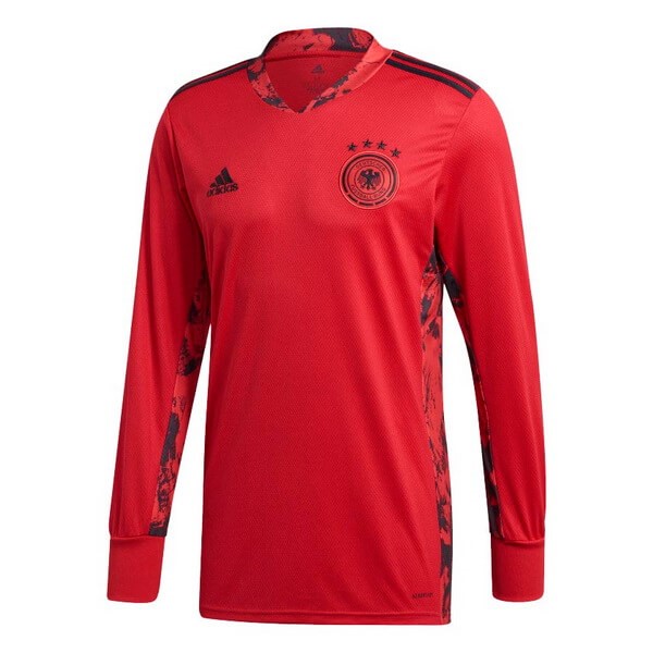 Camiseta Alemania Replica Primera Ropa ML Portero 2020 Rojo